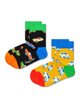 Happy Socks - 2-Pack Kids Car Socks 