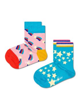 Παιδικές Κάλτσες Happy Socks 2 Ζευγάρια -  Kids Shooting Star