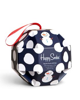 Happy Socks - 1-Pack Big Dot Snowman Gift Box 