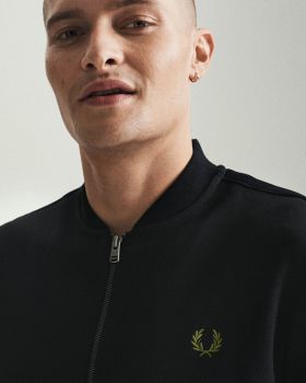 Fred Perry - Knitted Taped Track Jacket 
