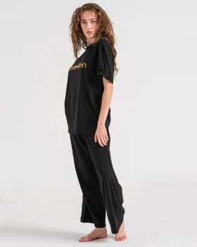 Γυναικείο Set Πυτζάμες Μπλούζα + Παντελόνι Calvin Klein - S/S