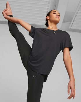 Γυναικεία Κοντομάνικη Μπλούζα Puma - Studio Yogini Lite