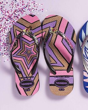 Havaianas - Kids Slim Glitter Trendy Sandals 