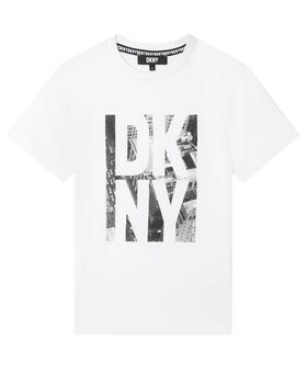 Παιδική Κοντομάνικη Μπλούζα DKNY - 5E36 J