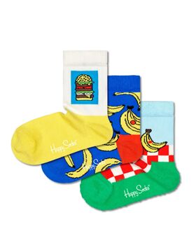 Παιδικό Set Δώρου Κάλτσες Happy Socks 3 Ζευγάρια - Picnic