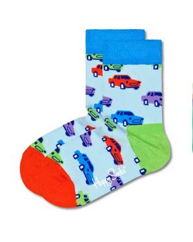 Παιδικές Κάλτσες Happy Socks 2 Ζευγάρια - Kids Car