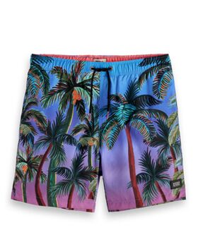 Scotch & Soda - Mid Length Placement Printed Swimshorts 