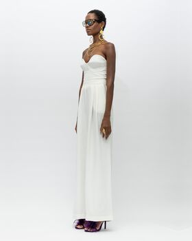 Mallory The label - Syros Strapless Jumpsuit With Padded Bustier  