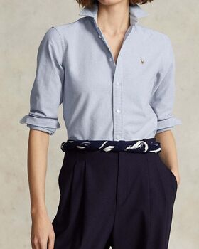 Πουκαμισο Ls Crlte St-Long Sleeve-Button Front Shirt 211891377001 400 Blue