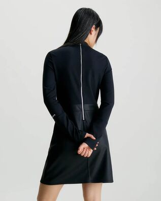Calvin Klein - Coated Milano A-Line Dress