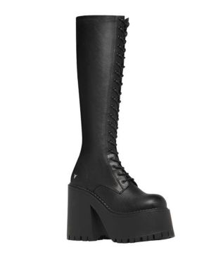 Γυναικείες Μπότες με Κορδόνια και Τρακτερωτή Σόλα Windsor Smith - Deja