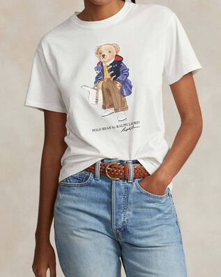Γυναικεία Κοντομάνικη Μπλούζα Polo Ralph Lauren - Tgl Bear