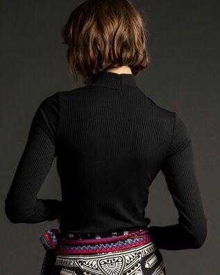 Peace And Chaos - Cut-Out Rib Top