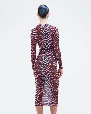 Juicy Couture - Scorpio Tiger Mesh Midi Dress