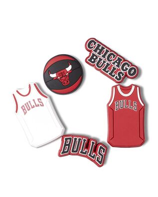 Unisex Διακοσμητικά Pins Crocs 5 Τεμάχια - NBA Chicago Bulls