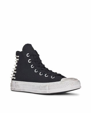 Women Sneakers Converse Chuck 70 Studded A07207C 001-black/white/black 