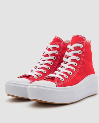 Women Sneakers Converse Chuck Taylor All Star Move A09073C 600-red/white/gum 
