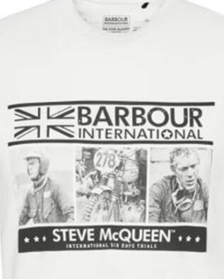 Ανδρική Κοντομάνικη Μπλούζα Barbour - International Charge MTS1247 WH32