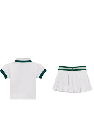 Guess - Str Piquet Ss Polo+Skirt Set Girl 
