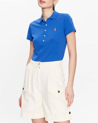 Γυναικεία Κοντομάνικη Polo Μπλούζα Polo Ralph Lauren - Julie-Slim-Short Sleeve 211870245021 400