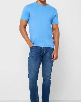 Ανδρική Κοντομάνικη Μπλούζα Polo Ralph Lauren - Sscncmslm1-Short Sleeve 710671438344 400