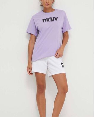 Γυναικεία Κοντομάνικη Μπλούζα DKNY - Logo DP3T9626 00D1