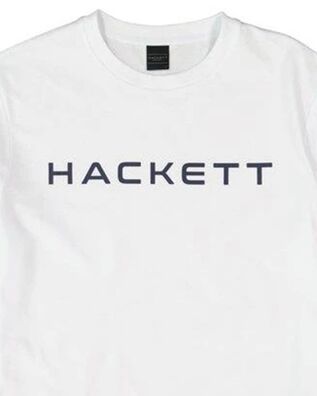 Men Τ-Shirt Hackett Essential Tee  HM500713 8ac white/navy 