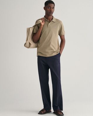 Ανδρική Κοντομάνικη Polo Μπλούζα Gant - 2210 1