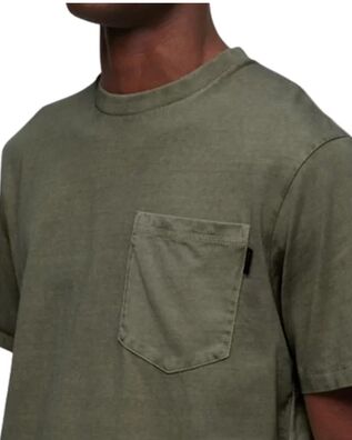 Ανδρική Κοντομάνικη Μπλούζα Superdry - D1 Ovin Contrast Stitch Pocket