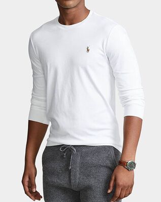 Ανδρική Μακρυμάνικη Μπλούζα Polo Ralph Lauren - Lscncmslm2-Long Sleeve-T-Shirt 710760121002 100