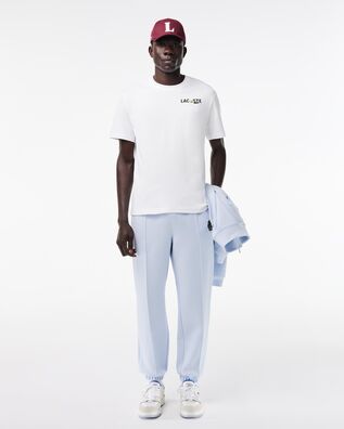 Men T-Shirt Lacoste Devanlay 3TH7363 001 blanc
