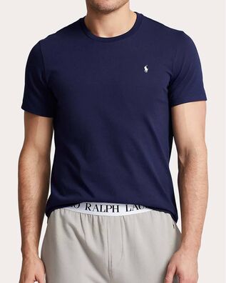 Ανδρική Κοντομάνικη Μπλούζα Polo Ralph Lauren - S/S Crew-Sleep-Top 714844756002 410