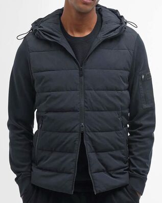 Ανδρικό Jacket Barbour - International Stanley Hooded Quilted Sweat MQS0064 bk11