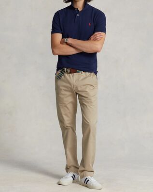 Ανδρική Κοντομάνικη Polo Μπλούζα Polo Ralph Lauren - Sskccmslm1-Short Sleeve-Knit 710782592008 400