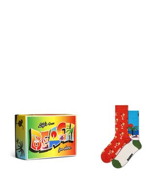 Set Γυναικείες Κάλτσες Happy Socks 2 Ζευγάρια - Beach Life Gift