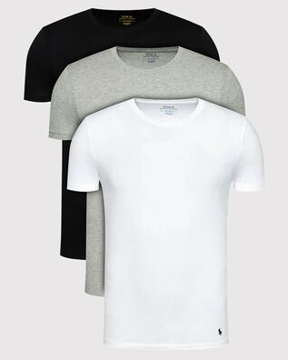 Set Ανδρικές Κοντομάνικες Μπλούζες Polo Ralph Lauren 3 Τεμάχια - Bci Cotton