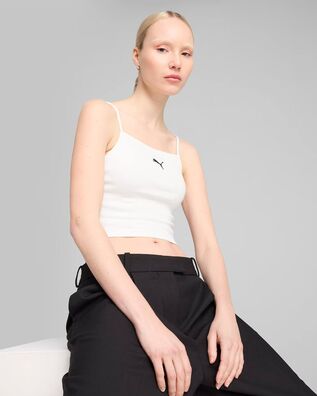 Γυναικεία Αμάνικη Μπλούζα Puma - Wardrobe Ess Ribbed