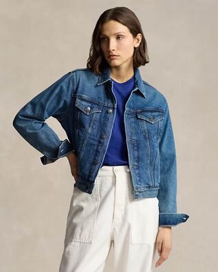 Γυναικείο Τζιν Jacket Polo Ralph Lauren - Flag Trucker-Unlined-Trucker