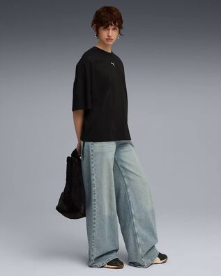 Γυναικεία Κοντομάνικη Μπλούζα Puma - Dare To Oversized Ruched