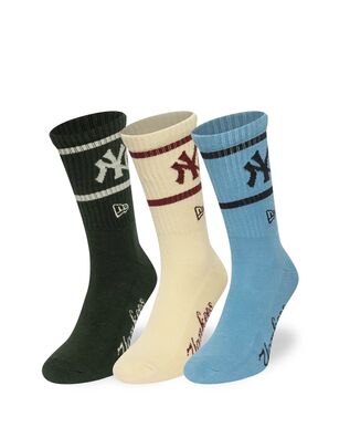 Unisex Κάλτσες New Era 3 Ζευγάρια - Mlb Crew