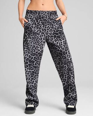 Γυναικείο Παντελόνι Puma - T7 Leo Luxe Aop Straight Op