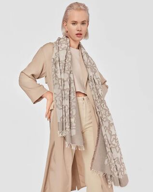 Γυναικείο Φουλάρι Tous - 200X100 Kaos Devore