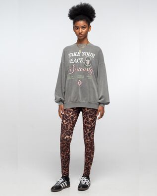 Γυναικεία Μακρυμάνικη Μπλούζα Φούτερ Peace And Chaos - Mindfulness