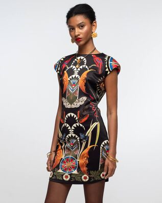 Γυναικείο Mini Φόρεμα Peace And Chaos - Nocturnal Bodycon