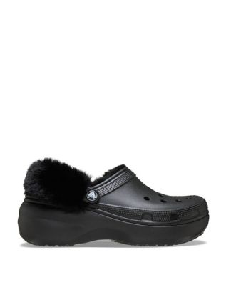 Γυναικείες Πλατφόρμες Clogs Crocs - Classic Fuzz Lined