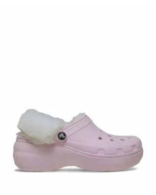 Γυναικείες Πλατφόρμες Clogs Crocs - Classic Fuzz Lined