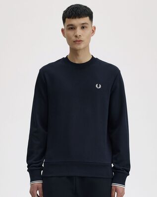 Ανδρικό Φούτερ με Στρογγυλή Λαιμόκοψη Fred Perry - Crew Neck