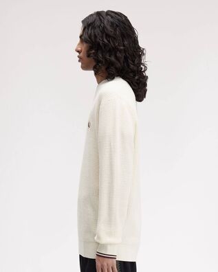 Ανδρική Μακρυμάνικη Μπλούζα Fred Perry - Waffle Stitch