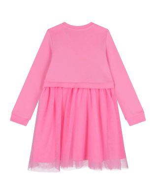 Παιδικό Μακρυμάνικο Φόρεμα Guess - Ls Mixed Fabric