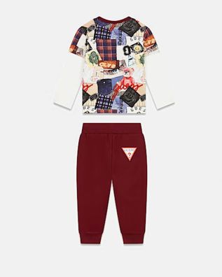 Παιδικό Set Guess Μπλούζα + Παντελόνι - Ls Active